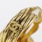 Pendientes Chanel bañados en oro Made in France 93P Aproximadamente 11G para mujer, Juego de 2, Imagen 6