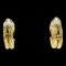Pendientes Chanel bañados en oro Made in France 93P Aproximadamente 11G para mujer, Juego de 2, Imagen 1