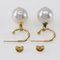 Chanel Earrings Fake Pearl X Gold Plated Approx. 6.5G Women's I111624140, Set of 2 4