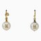 Chanel Earrings Fake Pearl X Gold Plated Approx. 6.5G Women's I111624140, Set of 2, Image 1