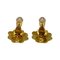 96p Engraved Vintage Coco Mark Earrings Ear Cuff in Gold from Chanel, Set of 2 5