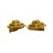 96p Engraved Vintage Coco Mark Earrings Ear Cuff in Gold from Chanel, Set of 2 3