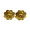 96p Engraved Vintage Coco Mark Earrings Ear Cuff in Gold from Chanel, Set of 2 1