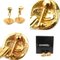 Coco Mark in Metal Gold Earrings for Women from Chanel, Set of 2 5