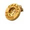 Chanel 820A Knopf-Motiv Ohrringe Gold Damen, 2 . Set 5