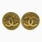 Chanel Earring Gold Gold Plated Gold, Set of 2 1