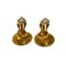 Chanel 29 Engraved Here Mark Metal Fittings Earrings Gold 12842, Set of 2, Image 4