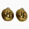 Chanel 29 Engraved Here Mark Metal Fittings Earrings Gold 12842, Set of 2, Image 1