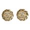 Aretes Cocomark de diamantes de imitación bañados en oro de Chanel. Juego de 2, Imagen 1