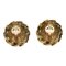 Cocomark Rhinestone Chain Earrings in Gold Plated from Chanel, Set of 2, Image 2