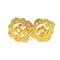 Chanel Earrings Here Mark Metal Gold Ladies, Set of 2 2