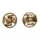 Earrings Here Mark in Gold from Chanel, Set of 2 1