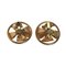 Earrings Here Mark in Gold from Chanel, Set of 2 2