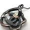 Camellia Motif Coco Mark Hook Earrings GP in Rhinestone Black Clear from Chanel, Set of 2 5