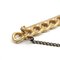Coco Mark Chain Pin Brooch Gp Rhinestone Gold Black 01a from Chanel 3