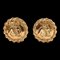 Chanel Mademoiselle Earrings Metal Ladies Gold, Set of 2, Image 1