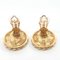 Chanel Mademoiselle Earrings Metal Ladies Gold, Set of 2, Image 4