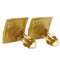 Chanel Earrings Ladies Brand Gold Diamond Motif, Set of 2, Image 6