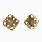Chanel Cocomark Vintage Gold Plated 23 Women's Earrings, Set of 2, Image 1