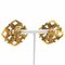 Chanel Cocomark Vintage Gold Plated 23 Women's Earrings, Set of 2, Image 3