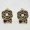 Camellia Earrings with Flower Motif from Chanel, Set of 2 2