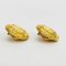 Gold Matelasse Earrings from Chanel, Set of 2 2