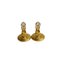 95 A Coco Mark Motif Earrings in Gold from Chanel, 1995, Set of 2 4