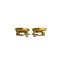 95 A Coco Mark Motif Earrings in Gold from Chanel, 1995, Set of 2 3