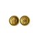 95 A Coco Mark Motif Earrings in Gold from Chanel, 1995, Set of 2 5