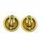 Round Coco Earrings in Gold from Chanel, Set of 2, Image 3