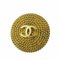 Round Coco Earrings in Gold from Chanel, Set of 2 4