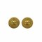 Round Coco Earrings in Gold from Chanel, Set of 2 1