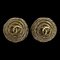 Chanel Cocomark 94A Gold Color Brand Accessories Earrings Ladies, Set of 2, Image 1