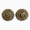 Chanel Cocomark 94A Gold Color Brand Accessories Earrings Ladies, Set of 2 1
