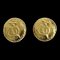 Chanel Mademoiselle Gold Color Brand Accessories Earrings Ladies, Set of 2, Image 1