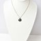 Here Mark CC Rhinestone Pendant Necklace in Gold Black from Chanel 1