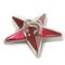 Broche Star Coco Mark de plástico burdeos en rojo vino de resina de Chanel, Imagen 2