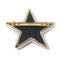 Star Coco Mark Plastic Wine Red CC Resin Bordeaux Brooch from Chanel 5
