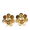 Chanel Cocomark Sunflower Earrings Gold Plated Ladies, Set of 2, Image 2