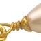 Chanel Fake Pearl 95P Coco Mark Earrings Gold Women's Z0005136, Set of 2 10