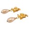 Chanel Fake Pearl 95P Coco Mark Earrings Gold Women's Z0005136, Set of 2 5