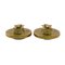 Chanel Wood Shell Button 94A Here Mark Earrings Gold Ladies Z0005002, Set of 2 2