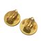Chanel Wood Shell Button 94A Here Mark Earrings Gold Ladies Z0005002, Set of 2 3
