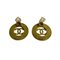 94P Engraved Coco Mark Metal Earrings from Chanel, 1994, Set of 2 4