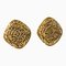 Chanel Cocomark Rhombus Vintage Gold Plated Women's Earrings, Set of 2 1