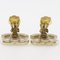 Here Mark Earrings in Gold Plated from Chanel, Set of 2 5