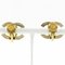 Here Mark Earrings in Gold Plated from Chanel, Set of 2 3