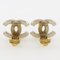 Here Mark Earrings in Gold Plated from Chanel, Set of 2 4