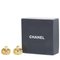Chanel Coco Mark Heart Motif Earrings Gold Plated Ladies, Set of 2 5