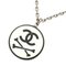 Round 03p Coco Mark Bone Necklace from Chanel 1